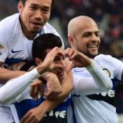 Jeison Murillo marca gol en el empate del Inter con Verona