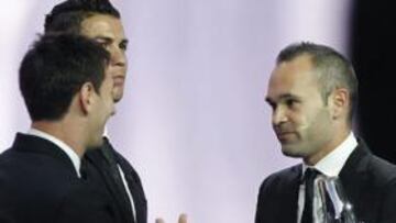 Iniesta, Mejor Jugador del Año de la UEFA