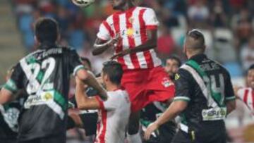 Imagen del Almería-Córdoba, con 1-1 al final del partido.