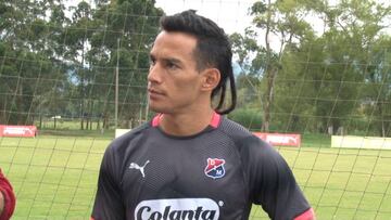 Diego Arias en zona mixta