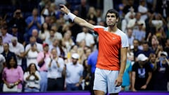 Las mejores imágenes de la victoria de Carlos Alcaraz ante Tiafoe en semifinales