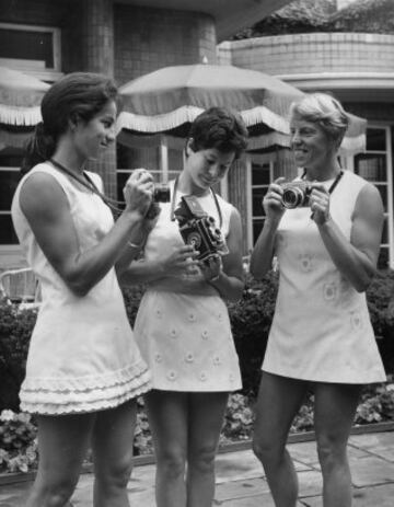 1969: Virginia Wade, Joyce Williams y Ann Jones.