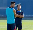 Xavi planifica la temporada con Sergio Busquets en la plantilla