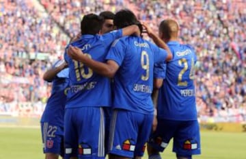 Universidad de Chile se impuso por 2-1 este domingo a Palestino.