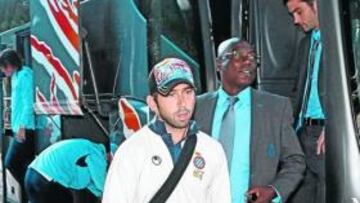 <b>LA ESPERANZA BLANQUIAZUL. </b>Raúl Tamudo viajó ayer a Vila-Real y esta noche será de la partida.