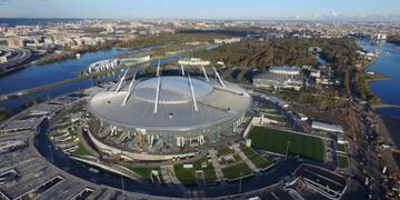 5- Estadio Krestovski, casa del Zenit