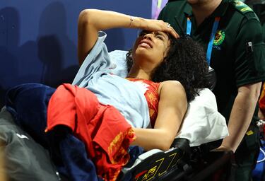 Lesión de María Vicente.