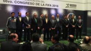 Presentan en el Ciudad de M&eacute;xico el 66vo Congreso de FIFA.