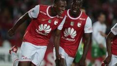 Yerry Mina es el goleador de Santa Fe en la presente Copa Libertadores con 3 anotaciones.