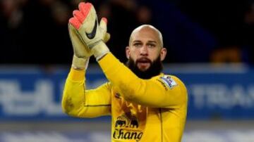 Tim Howard, arquero de la selección estadounidense y del Everton inglés. También vistió los colores del Manchester United