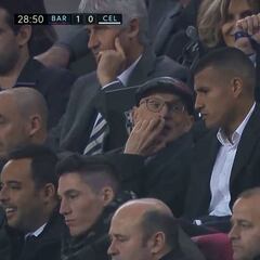 Así fue la visita de Jeison Murillo al Camp Nou