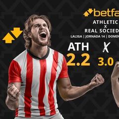 Athletic Club vs. Real Sociedad: horario, TV, pronósticos, estadísticas y clasificación