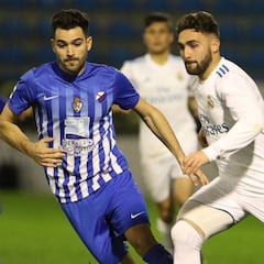 La Deportiva coge aire a balón parado a costa del Castilla