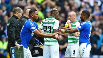 Alfredo Morelos, subcampe&oacute;n de la Liga de Escocia que dio por terminada