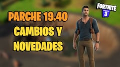 Parche 19.40 de Fortnite: nuevos skins, y todos los cambios y novedades