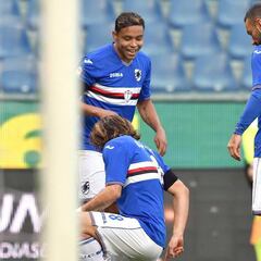 Muriel no marcó en la derrota de la Sampdoria ante Lazio