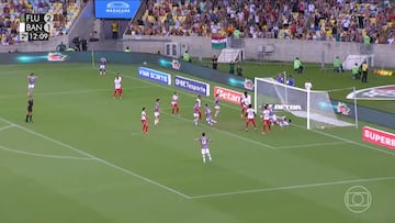 El colombiano anotó el tercer gol al minuto 58, asegurando el 3-2 del Tricolor ante Bangu y su clasificación a las semifinales del Campeonato Carioca, donde enfrentará a Volta Redonda.