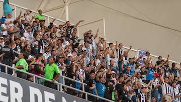 Fans o Aficion during the game Mazatlan FC vs Monterrey, corresponding to Round 16 of the Torneo Clausura 2023 of the Liga BBVA MX, at El Kraken Stadium, on April 21, 2023.

<br><br>

Fans o Aficion durante el partido Mazatlan FC vs Monterrey, Correspondiente a la Jornada 16 del Torneo Clausura 2023 de la Liga BBVA MX, en el Estadio El Kraken, el 21 de Abril de 2023.