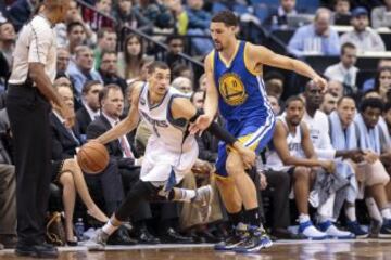 Zach LaVine y Klay Thompson.