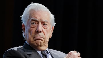 Nobel Prize for Literature Mario Vargas Llosa attends a conference at the Instituto Cervantes in Madrid February 24, 2020 Spain (Photo by Oscar Gonzalez/NurPhoto via Getty Images)