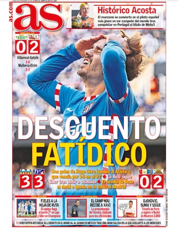 Las portadas de AS de noviembre