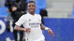 Vinicius, en el Huesca-Real Madrid de LaLiga Santander.