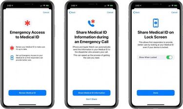 Tu iPhone compartirá datos médicos si llamas a Emergencias