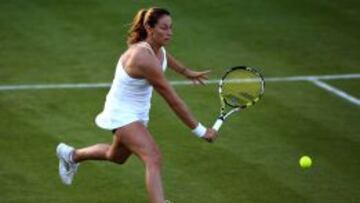 Mariana Duque, tenista colombiana, gana en debut de Wimbledon 2015.