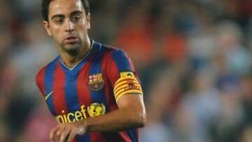 Xavi, tercero en la votación final del Balón de Oro 2009
