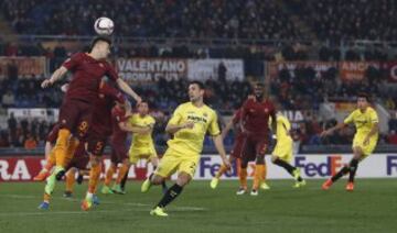 Roma-Villarreal en imágenes