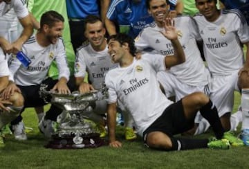 2013. El Real Madrid ganó 5-0 a Al-Sadd. El partido sirvió también de homenaje a Raúl González Blanco. 
