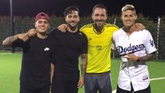 James Rodríguez, Maluma, Sebastián Botero y Juan Fernando Quintero jugaron un partido amistoso en Medellín, Colombia.