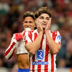 El Atlético, en cuadro a Liverpool: viaja sin Julián ni Cardoso