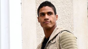 Varane, a su llegada a Clairefontaine.