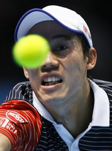 Kei Nishikori venció a Ferrer en una nueva jornada del Masters.