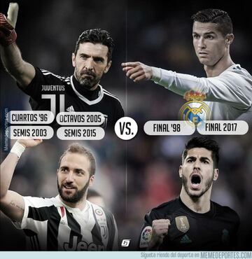 Los memes más divertidos del Juventus-Real Madrid