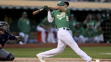 Matt Olson tuvo una campaña excelente durante 2021 con los Athletics gracias a promedios de .271/.371/.540 al pegar 153 imparables y 39 home runs.