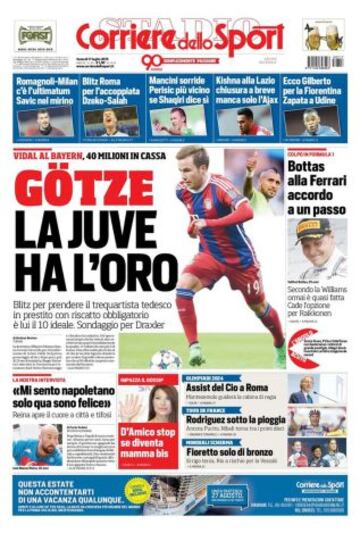 Portadas de la prensa deportiva