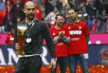 Vidal y el festejo de su primera Bundesliga