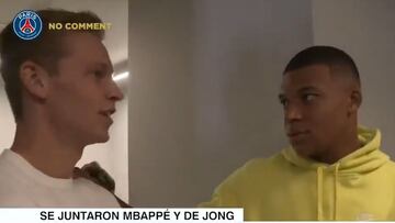 En pleno lío las redes recuperan la pregunta de Mbappé a De Jong sobre el Barça que le dejó helado