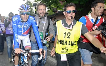 Thibaut Pinot gana la vigésima etapa del Giro. 