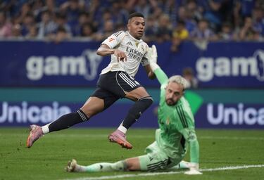 El francés está en modo Balón de Oro. Un doblete para ganar en el Tartiere y demostrar que está alcanzado su mejor versión. Cada balón que toca genera peligro a los rivales.