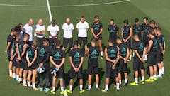 Minuto de silencio del Madrid por víctimas de Barcelona