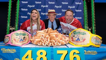 Nathan*s Hot Dog Eating Contest 2023: Horario, c車mo y d車nde ver la competencia de comer hot dogs del 4 de julio