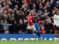 United squandered a two-goal lead at Old Trafford but Kobbie Mainoo popped up to pounce on a poor clearance to rifle in a late winner.