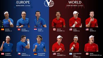 Europa comienza con buen pie (3-1) la Laver Cup