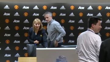 Lo que le faltaba a Mou: nunca le pasó esto en una rueda de prensa