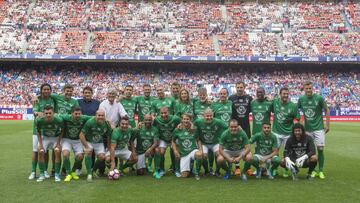 28/05/17 PARTIDO DE LEYENDA
 ULTIMO PARTIDO EN EL ESTADIO VICENTE CALDERON DESPEDIDA PARTIDO BENEFICO  VETERANOS
 LEYENDAS DEL ATLETICO DE MADRID - LEYENDAS FUTBOL MUNDIAL 
  