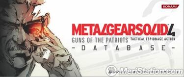 Konami ofrece gratis una base de datos de Metal Gear Solid