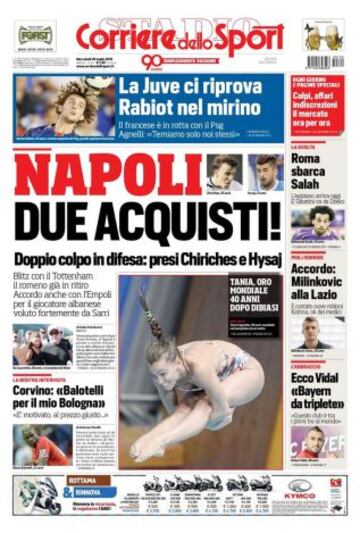 Portadas de la prensa deportiva